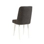 Hanah Home Vina 1053 Juego de Comedor Extensible Blanco y Antracita